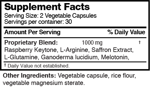 Sleep N Lose nutrition facts